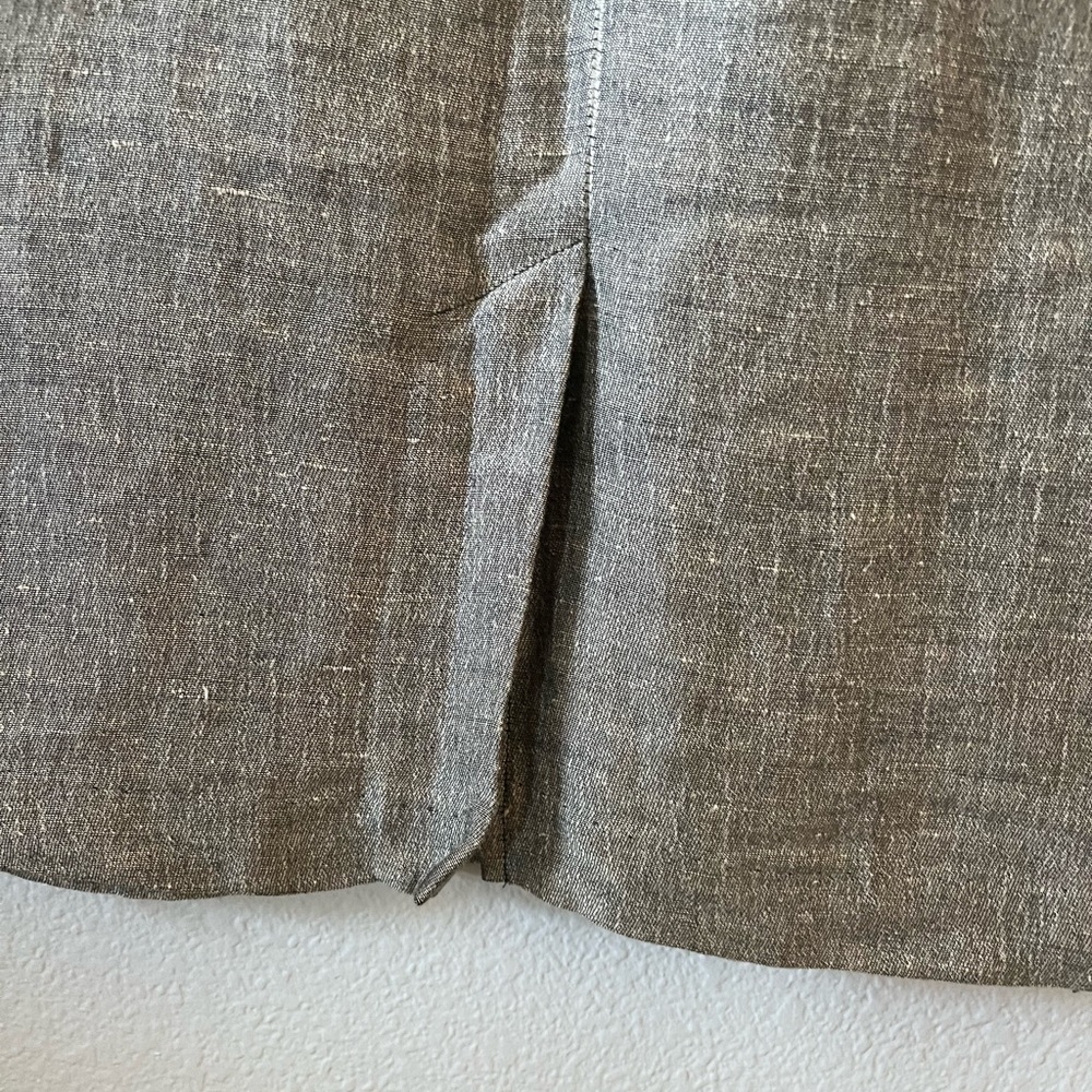 Vintage Oyako Linen Blend Dress and Vest Set - Picture 12 of 12